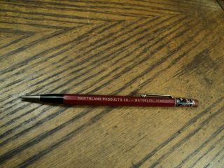 Vintage Autopoint Mechanical Pencil Northland Products Motor Oil Waterloo Iowa