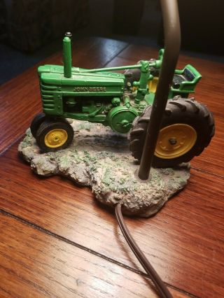 1999 JOHN DEERE Table Lamp Light Desk Lamp Tractor with Shade. 2