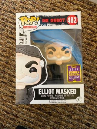 Funko Pop Television 482 Mr Robot Elliot Masked