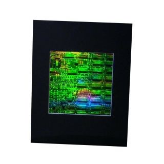 3d Circuit Board Hologram Picture Matted,  Collectible Embossed Type Film