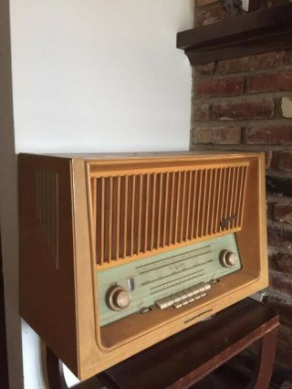Vintage Telefunken Opus 7 Hi - Fi System Radio Blonde Everything