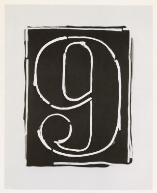 Jasper Johns " Figure 9 " 1968 Gemini G.  E.  L.