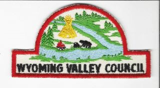 Boy Scout Wyoming Valley Council Hat Cp C/e Gb