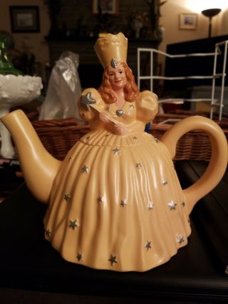 Glinda The Good Witch Wizard Of Oz Teapot Warner Brothers Exclusively Designed