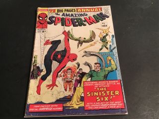 Spider - Man Annual 1 1964 First Ap Sinister Six