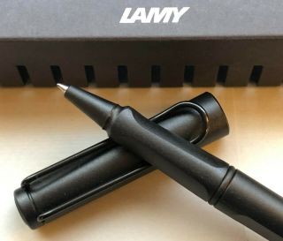 Lamy,  Safari,  Special Edition,  All - Black,  Rollerball Pen,  Model L344,  Germany