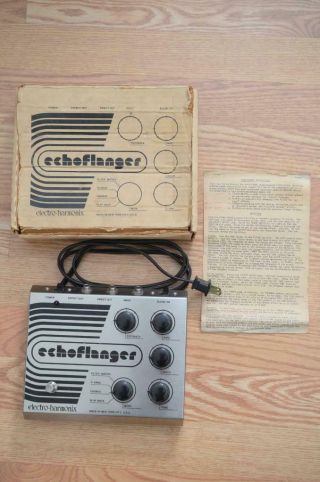 Electro Harmonix Echoflanger Vintage Guitar Effects Pedal - Ehx Echo Flanger