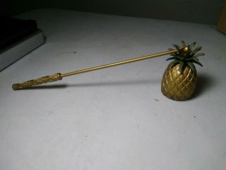 Partylite Golden Pineapple Candle Snuffer