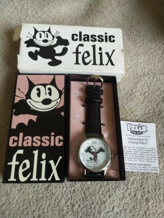 2005 Classic Felix Analog Watch,  With Box F954911 Avon