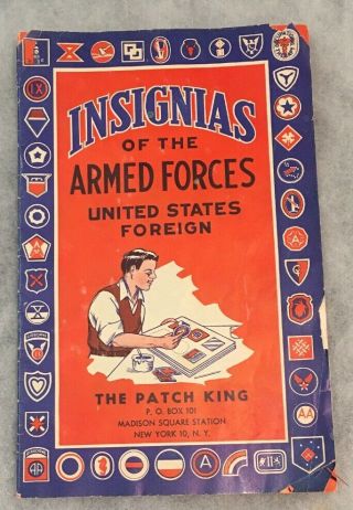 Ww2 Insignias Of The Armed Forces Booklet