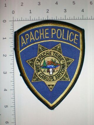 Az Arizona San Carlos Apache Indian Tribe Native American Tribal Police Patch
