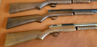 VINTAGE BENJAMIN FRANKLIN MODELS 312/317 PELLET GUNS SET of 2 2