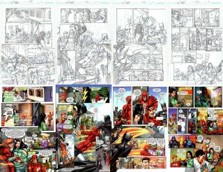 Complete Story 2009 Dc Christmas Holiday Special The Flash Teen Titans Raven