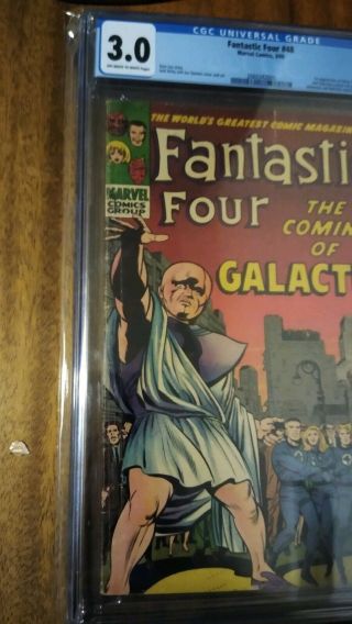 Fantastic four 48 CGC 3.  0 (1966) 1st App Silver Surfer and Galactus 2