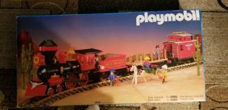 Vintage Playmobil 4033 Steaming Mary Western G Scale Train Set,