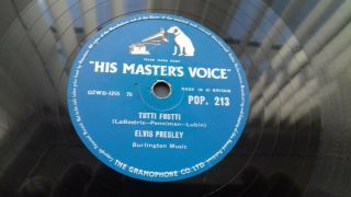 Elvis Presley 78 Rpm Blue Suede Shoes Hmv Pop 213
