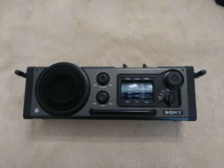 Vintage Sony Fm/am/psb 3 Band Receiver Model No.  Icf - 6000w Radio