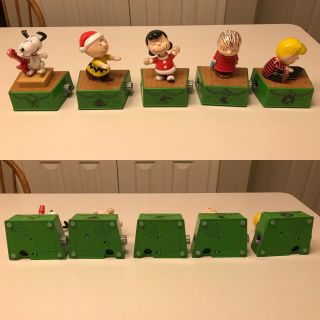 Hallmark Peanuts Christmas Dance Party - (set Of 5)