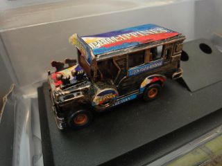 Model Philippine Jeepney.  Vintage desk,  pen holder,  organizer. 3
