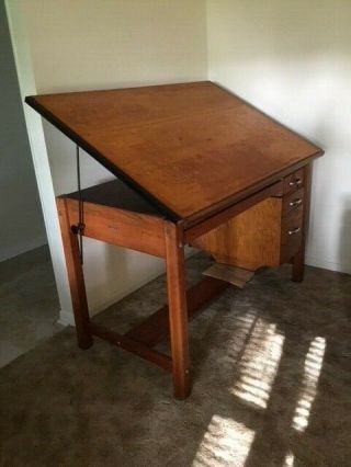 Mayline Vintage Drafting Table - " Local Pick Up Only "