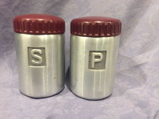 Turner Specialty Aluminum Salt And Pepper Shakers