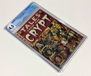 TALES FROM THE CRYPT 33 CGC 4.  5 KEY (Origin: Crypt Keeper,  Pre - code) 1952 EC 2