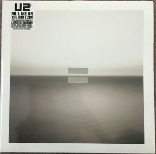U2 NO LINE ON THE HORIZON 2 x LP LTD ULTRA CLEAR VINYL,  MP3 10th ANN BONO 2