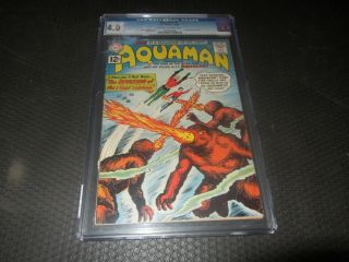 Aquaman 1 Cgc 4.  0 Vg,  1st Key Issue - Dc 1962 - (mc)