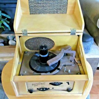 Vtg Ristaucrat Dial O Matic Table Top Record Player Jukebox Awesome
