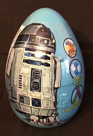 Star Wars R2d2 Jumbo Easter Egg Toy Surprise - Candy Lightsabers