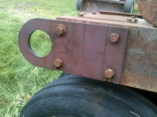 Allis Chalmers Wd Wd45 Tractor Ac Front Tow Chain Down Frame Rail Steel Bracket
