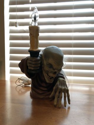 Tales From The Crypt Keeper Light Up Candelabra 1996 Vintage Halloween