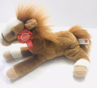 Wells Fargo Legendary Pony Horse Mack 14” Plush Red Ribbon 2012