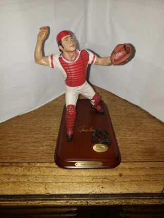 Johnny Bench,  Danbury,  Cincinnati Reds,  All Star Figurine,  W/coa