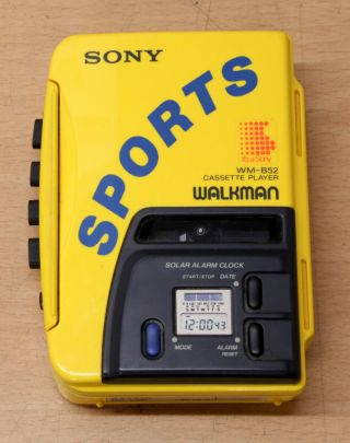Sony Wm - B52 Vintage Cassette Tape Walkman Water Resistant Serviced 99p Nr