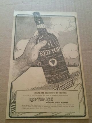1912 Red Top Rye America 