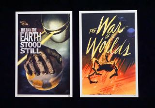 The Day The Earth Stood Still And War Of The Worlds Loot Crate 9x6 Print