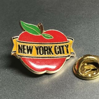 Big Apple York City Pin Vintage Brass Hat Pin Lapel Pin