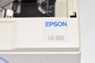 Vintage Epson Lx - 300 Dot - Matrix Printer