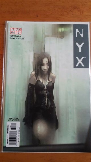 Nyx Marvel 1 - 5 1st,  2nd And 3rd Appearance Of X 23
