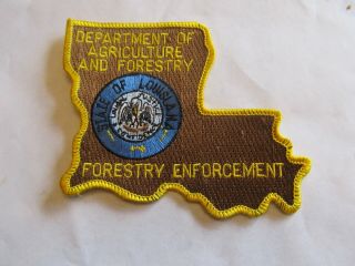 Louisiana State Conservation Forestry Enforcement Warden Patch