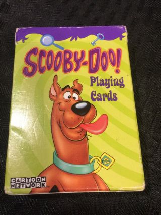 Vintage Scooby - Doo Poker Size Playing Cards Bicycle Cartoon Network Complete