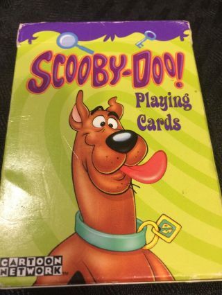 Vintage SCOOBY - DOO POKER SIZE Playing Cards Bicycle Cartoon Network Complete 2