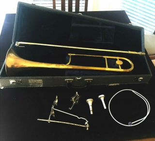 Vintage King Liberty 2b Model Trombone | Accessories | Conn Case
