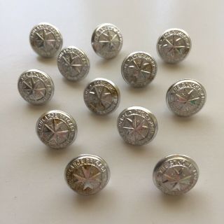 12x The St John’s Ambulance Service 16mm Uniform Buttons Made By Stokes Vic