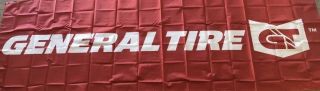 General Tire Bay Banner 114” X 36” Racing Man Cave