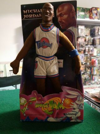 Michael Jordan Space Jam Figure Doll Play By Play 12 " Plush