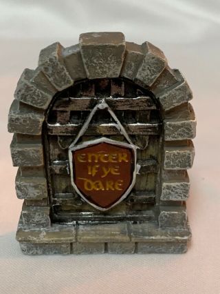 Enter If You Dare Miniature Door Display for Wee Forest Folk 2 1/2 inches high 3