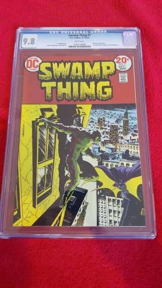 Swamp Thing 7 Cgc 9.  8 Batman Appearance 1st Meeting Of Sw & Batman No Res Nm,