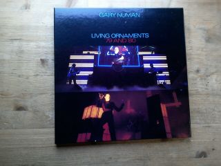 Gary Numan Living Ornaments 79 & 80 Box Set Vg 2 X Vinyl Record Box1 & Inserts